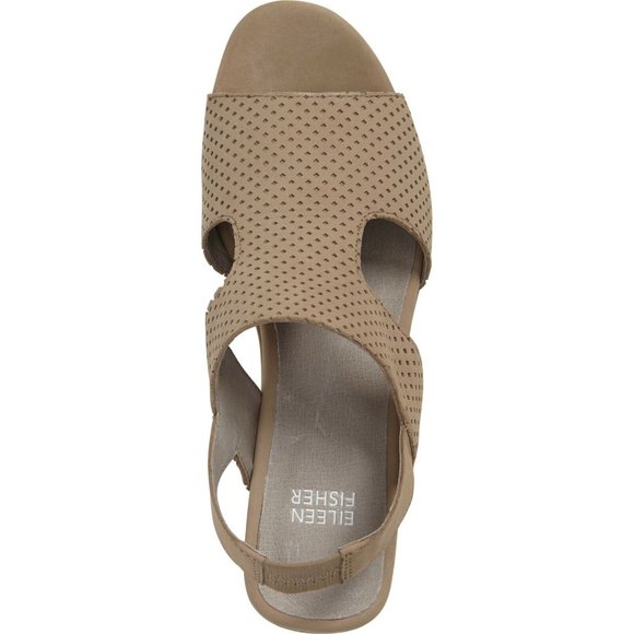 NEW EILEEN FISHER Dean Platform Slingback Sandals, Multiple Sizes - MSRP $240.00 - Picture 4 of 10